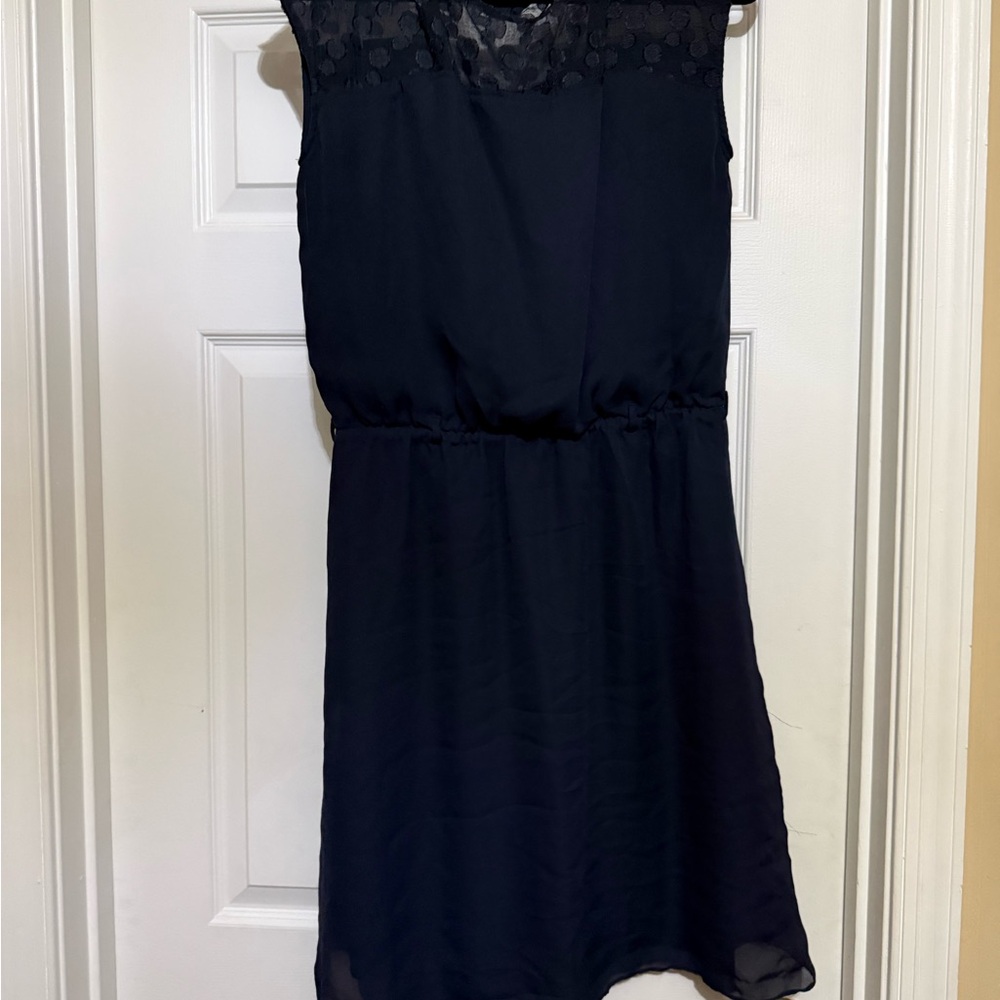 Banana Republic Elegant Black Mini Dress